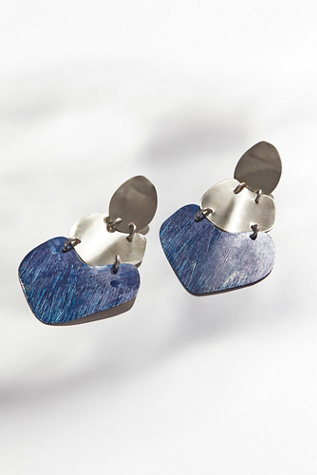 Patina Plate Earrings by Sibilia