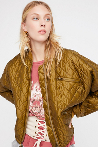 Free People - Easy Quilted Bomber