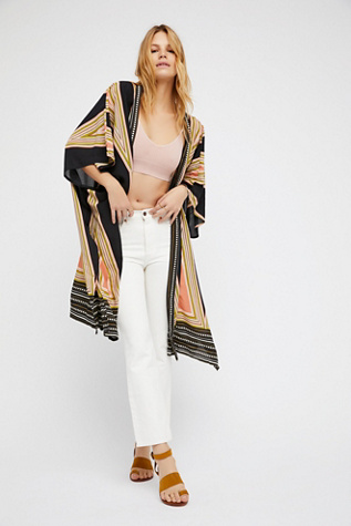 Free People - Boogie Nights Geo Printed Kimono
