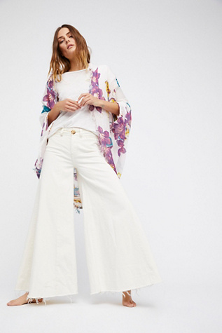 FP X - Good Vibrations Printed Cocoon Kimono