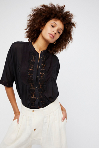 Free People - Starlight Buttondown Top