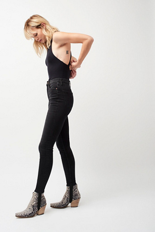 Free People - Denim Stirrup Skinnies