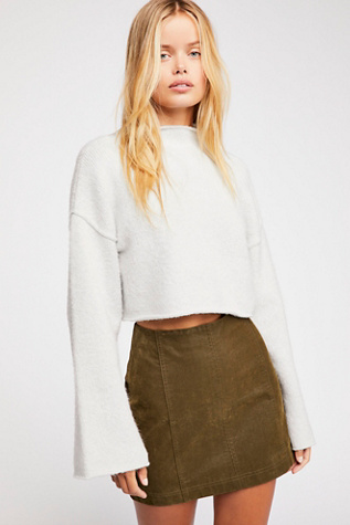 Modern Femme Vegan Suede Mini Skirt