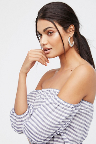 Free People - Crescent Sun Half Hoops