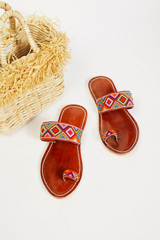 Santorini Beaded Sandal by Studio Caleidoscope