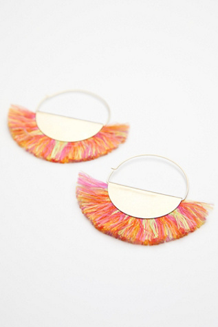 Super Fan Flare Hoops by Sandy Hyun