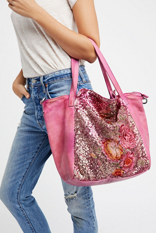 Free People - Gardenia Washed Tote