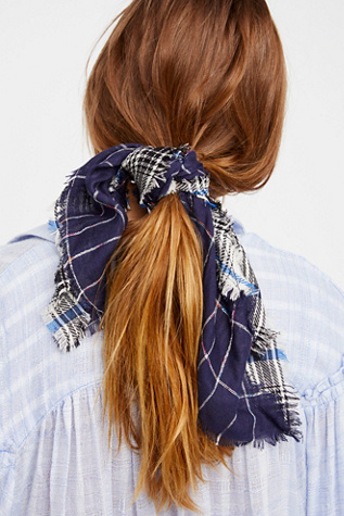 Free People - Patchwork Plaid Bandana