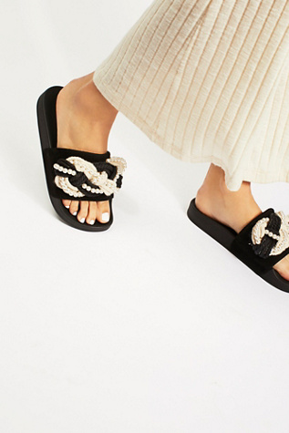 Jeffrey Campbell - Mother Of Pearl Slip Sandals