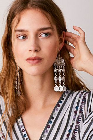 Free People - Cascading Coin Drop Earrings