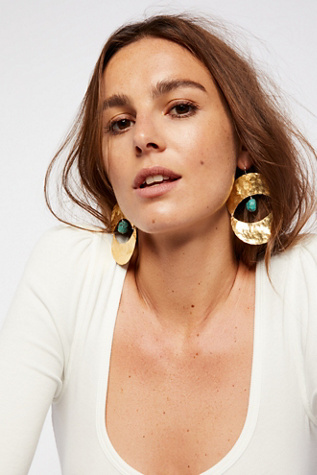 M.Liz Designs - Rising Sun Turquoise Earrings