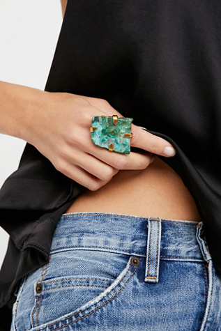 Large Raw Stone Ring  by M.Liz Designs
