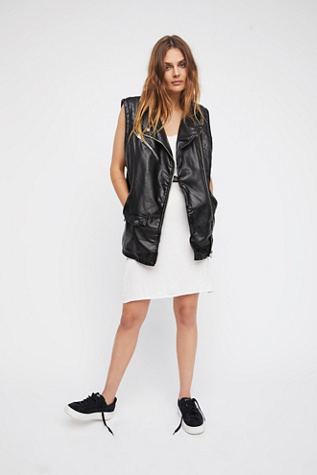 Free People - Shine On Vegan Moto Vest