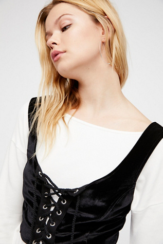Free People - Shrunken Corset Vest