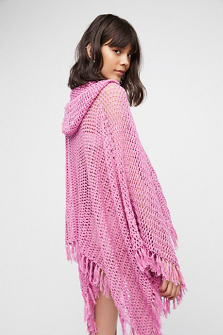 Summer Breeze Hooded Poncho by Anna Kosturova