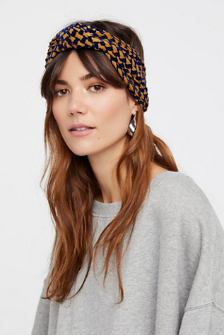 Free People - Printed Velvet Turban