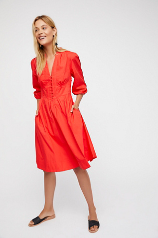 Free People - Summer Winds Midi Dress