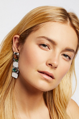 Free People - Sahara Opal Plate Earrings