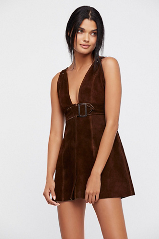 Understated Leather - Love Club Suede Dress