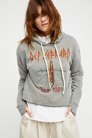 Trunk LTD - Rock 'n' Roll Cropped Hoodie