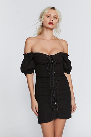 Stone Cold Fox - Pamela Lace-Up Bodycon