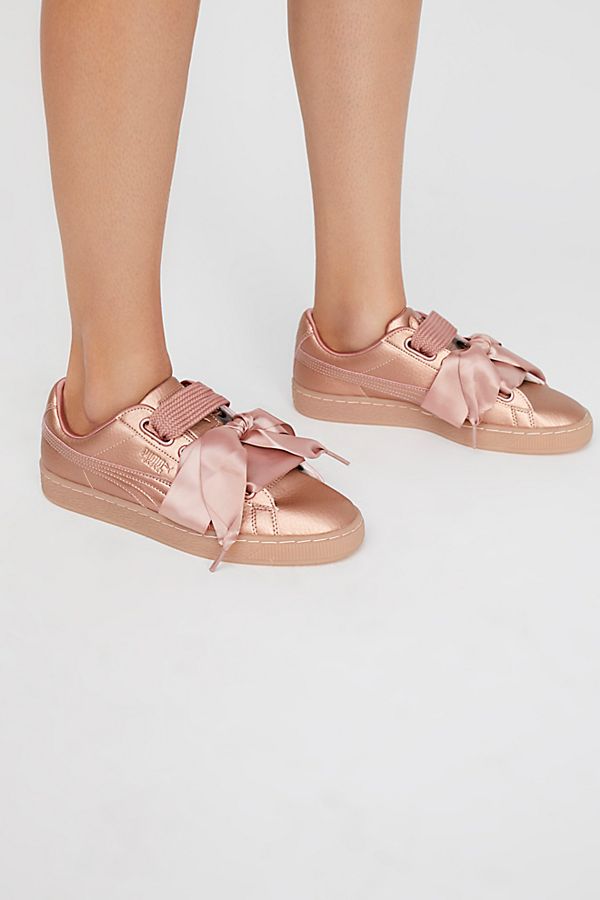 puma basket heart copper puma basket heart copper
