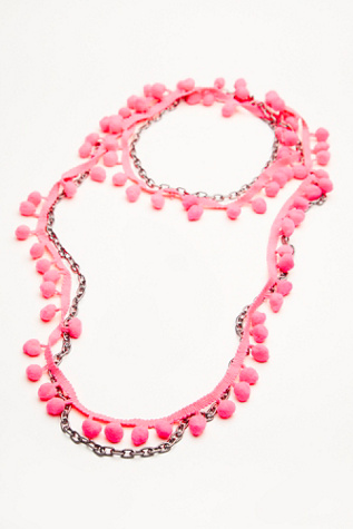 MGEMS Jewelry - Summer Dreaming Pom Necklace