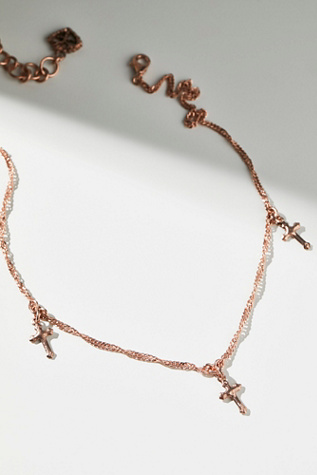 Virgin Saints &amp; Angels - Santa Monica Cross Choker