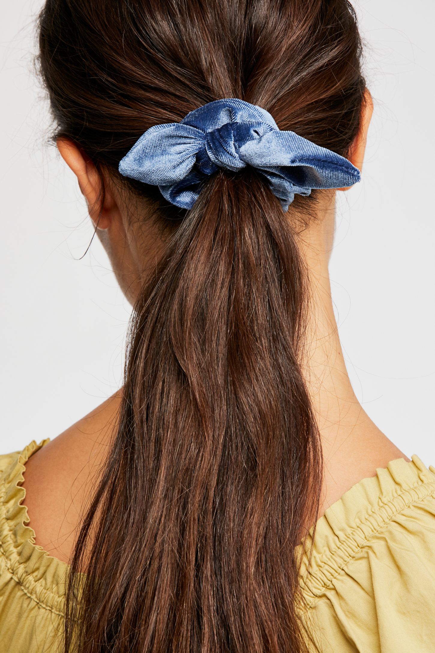 Slide View 1: Knotted Velvet Scrunchie