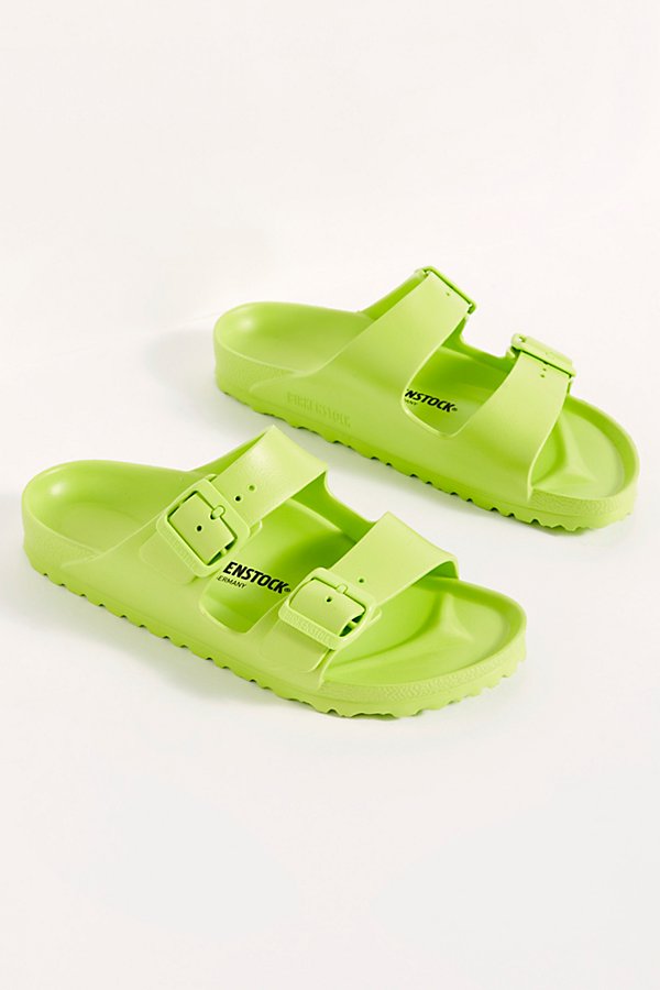 Birkenstock Eva Arizona  Sandals In Lime