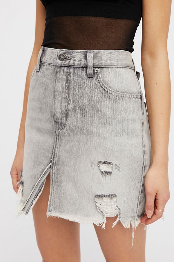 We The Free Relaxed & Destroyed Skirt | Free People