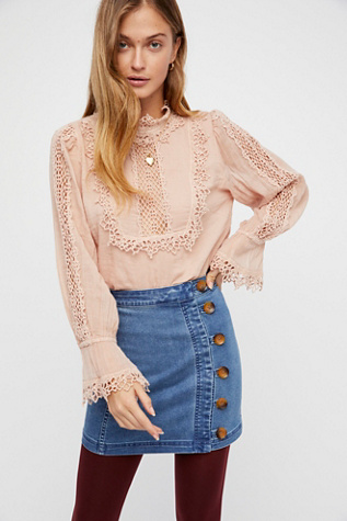 Little Daisies Mini Skirt | Free People