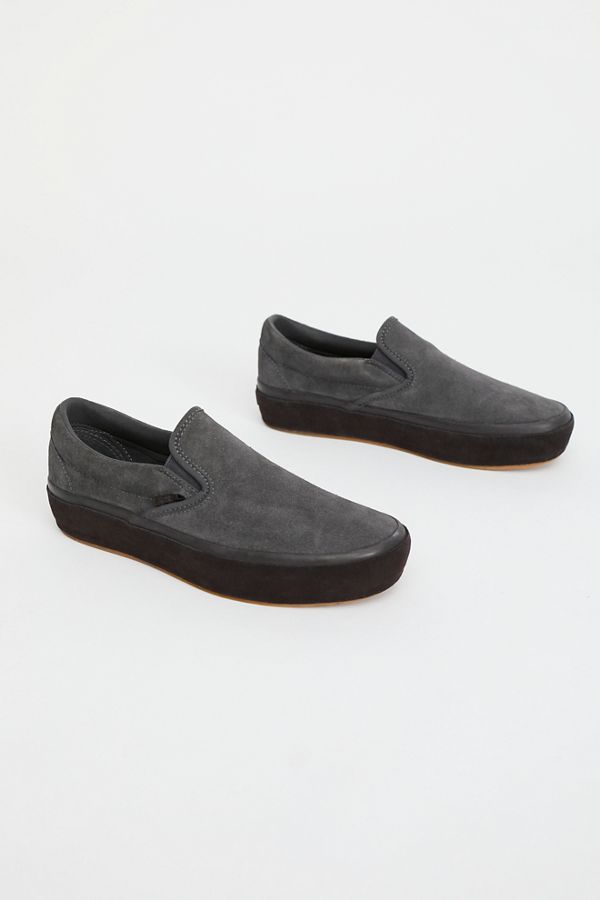 suede slip on trainers