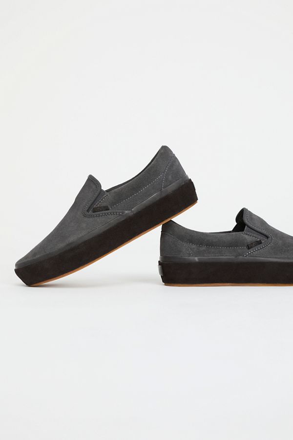 suede slip on trainers