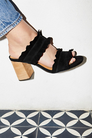 free people rosie ruffle heel