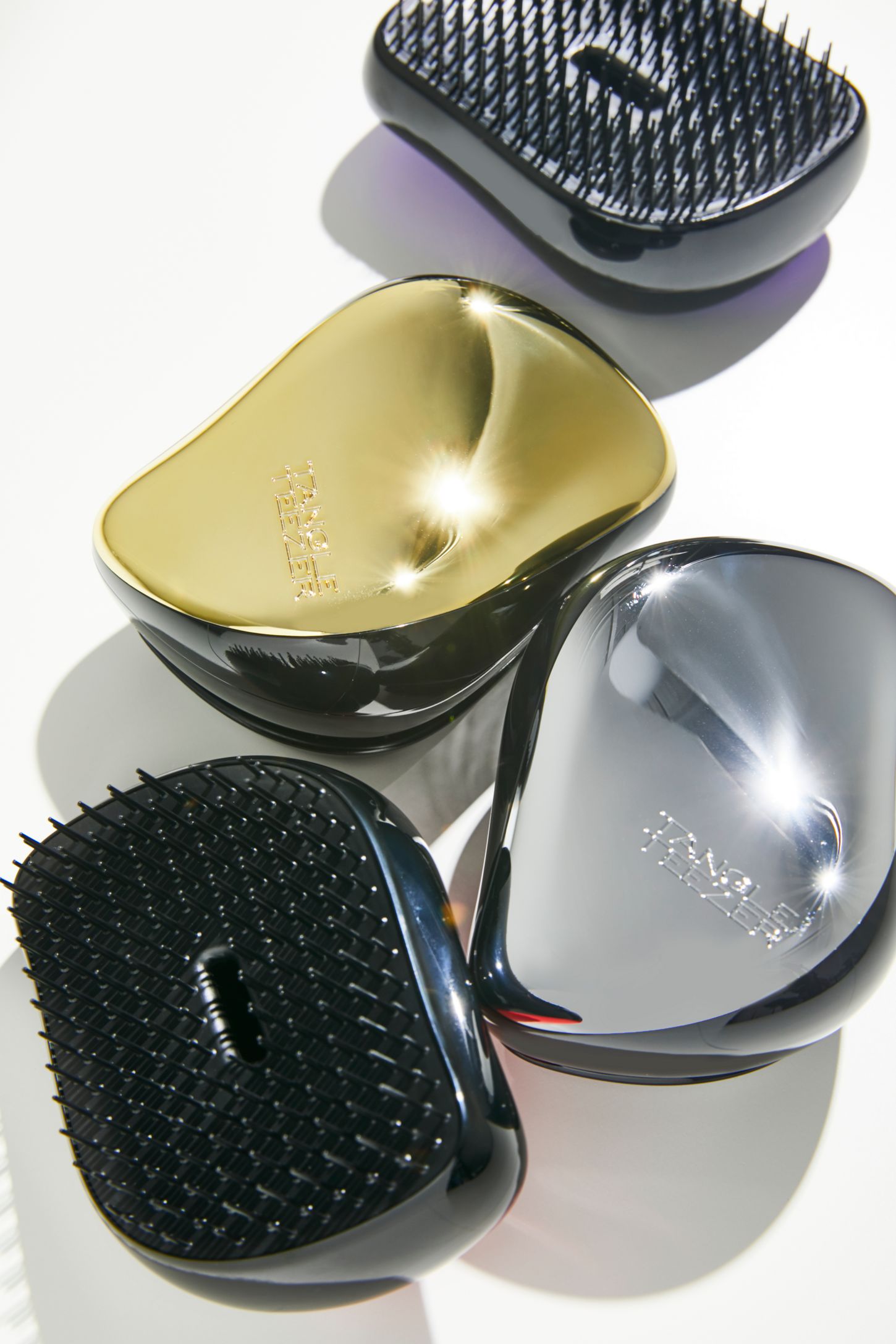 Slide View 1: Tangle Teezers On The Go Metallic Detangling Brush