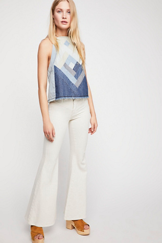 denim freepeople dressing flare rise jeans low