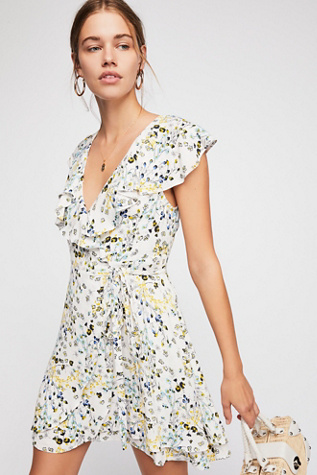 French Quarter Wrap Mini Dress