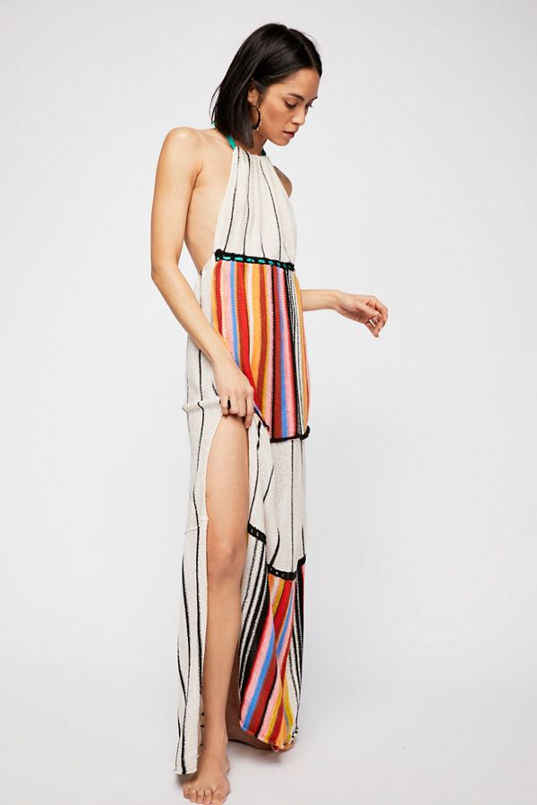 mardi gras maxi dress