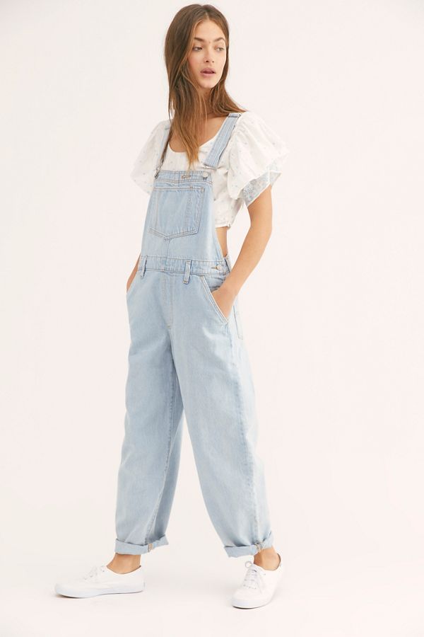 baggy denim overall