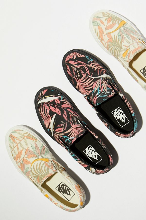 Tropical Print Classic Slip-On Sneaker 