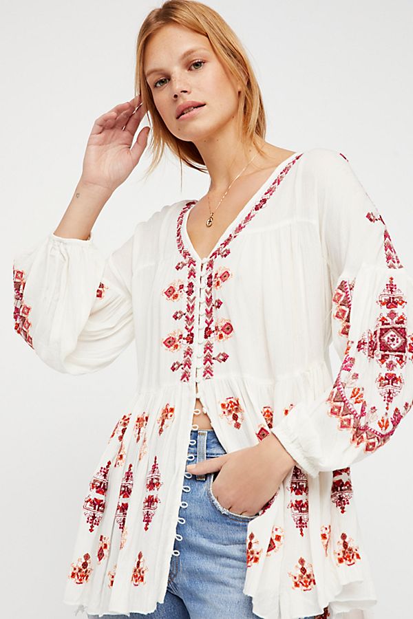 Slide View 3: The Arianna Embroidered Tunic