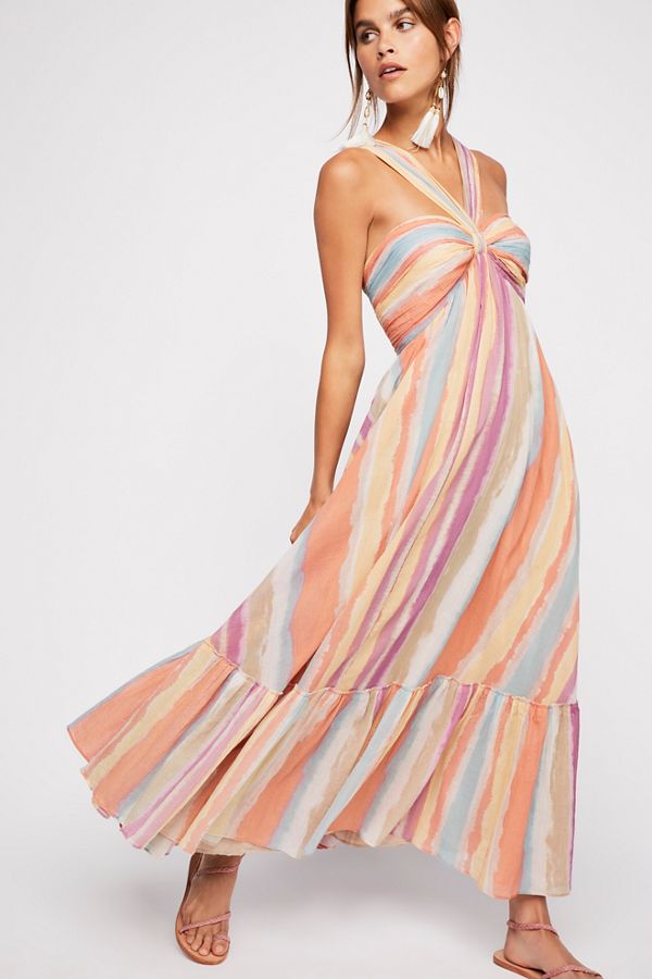 Slide View 2: Tropical Sunrise Maxi Dress