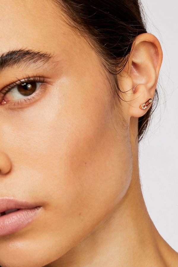 Slide View 3: Tiny Spark Stud Earring Set