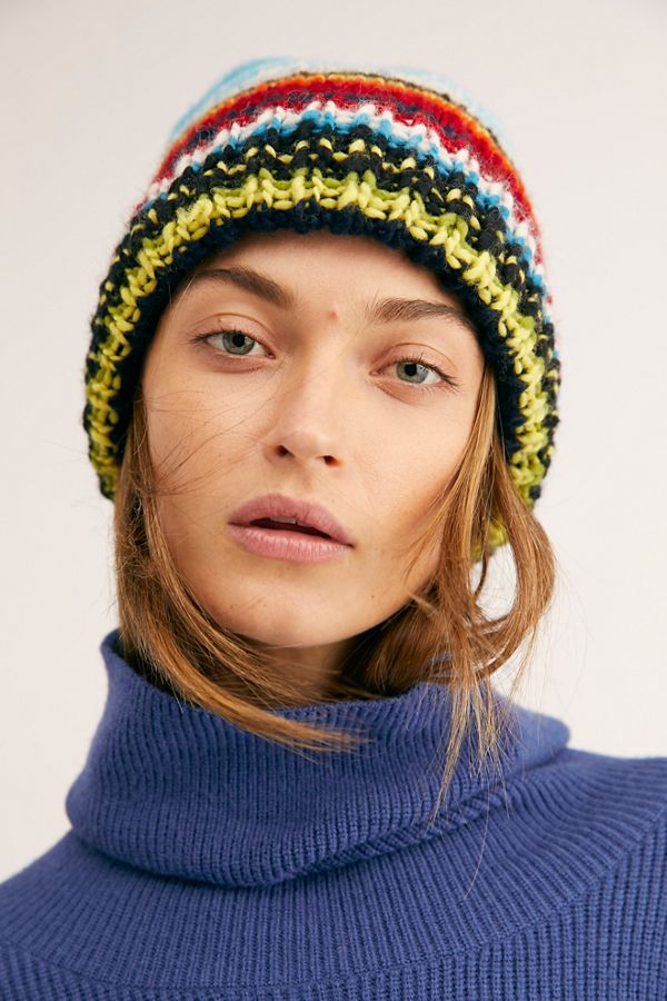 Slide View 2: Serape Stripe Cuff Beanie