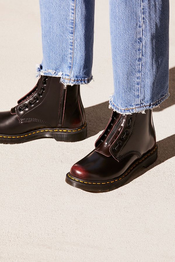 1460 pascal front zip cherry red arcadia