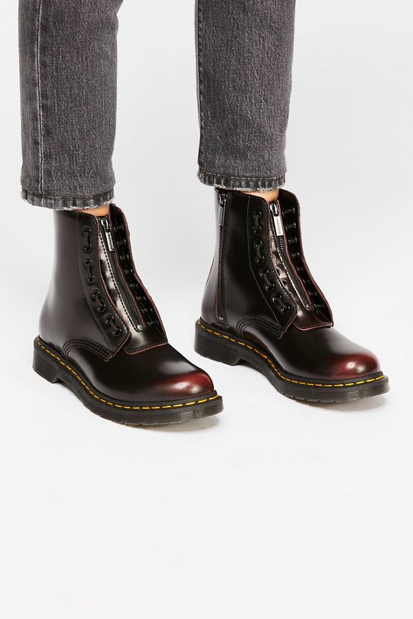 1460 pascal front zip cherry red arcadia