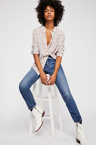 Break My Stride Buttondown Top