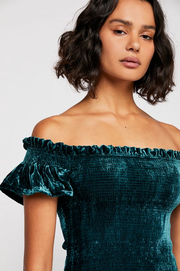 Velvet Smocked Top | Free People