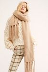Thumbnail View 2: Jaden Ribbed Fringe Blanket Scarf